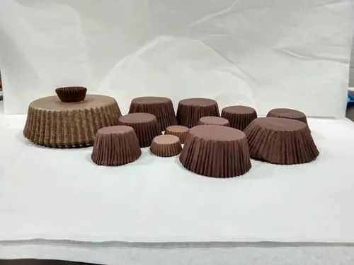 Baki Muffin Cup Size 50*40mm 100 Pcs Brown Colour
