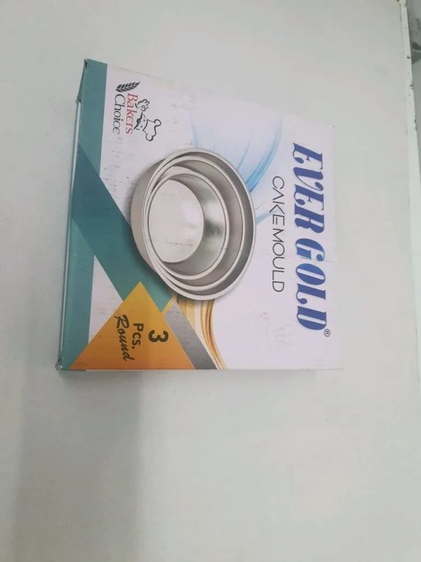 Bsi Almunium Cake Mould Set Round 6 in 1