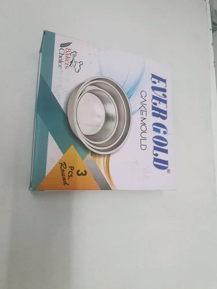 Bsi Almunium Cake Mould Set Round 6 in 1 - Image 1