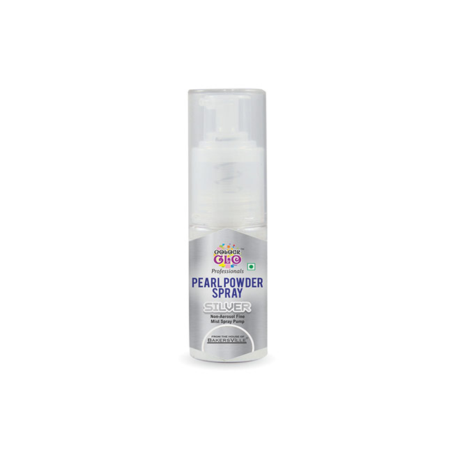 COLOURGLO SPRAY PEARL COLOUR SILVER 400 ML - Image 1