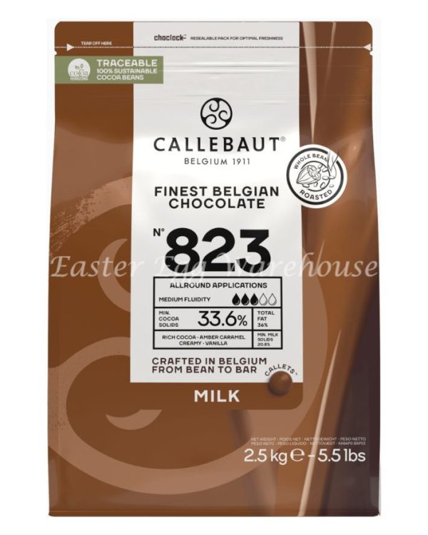 Callebaut Milk Coverture Chocolate 823 2.5kg