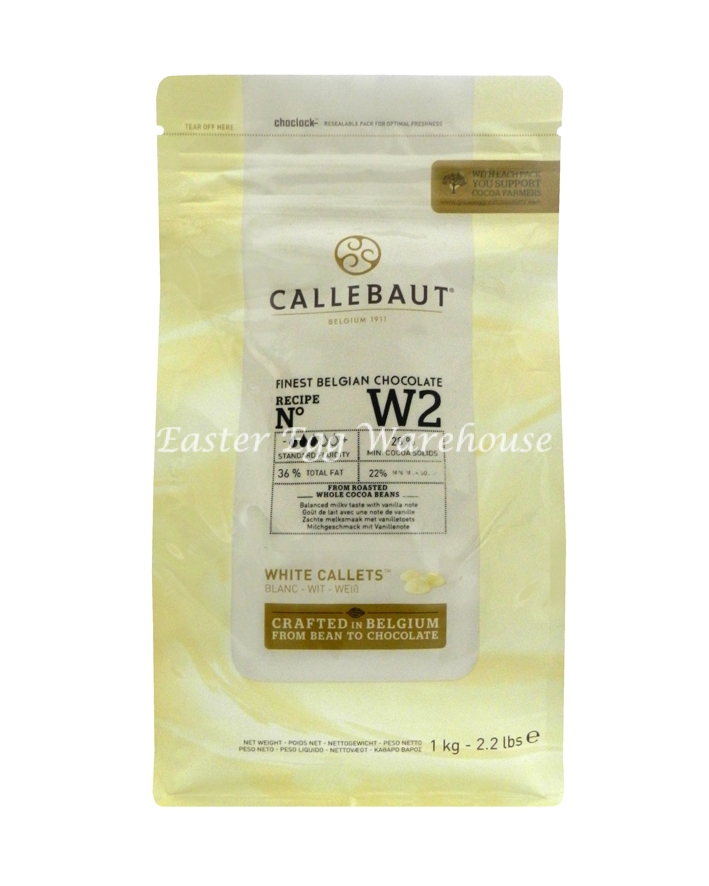 Callebaut White Couverture Chocolate W2 - Image 1