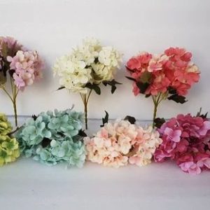 Ch. 10 Hydrangea Flower Bunch Blue C881-4
