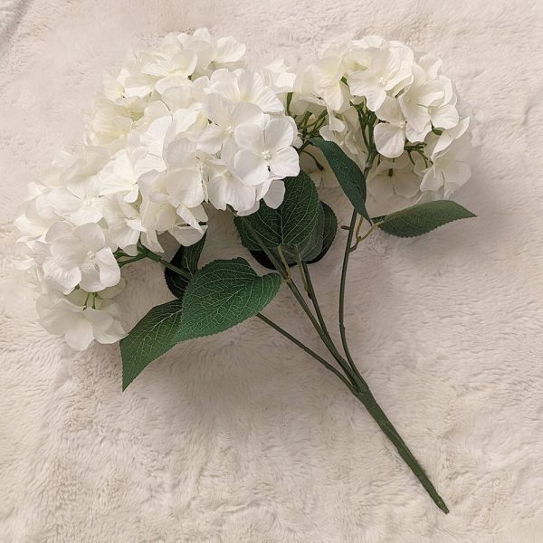 Ch. 10 Hydrangea Flower Bunch Cream C881-3
