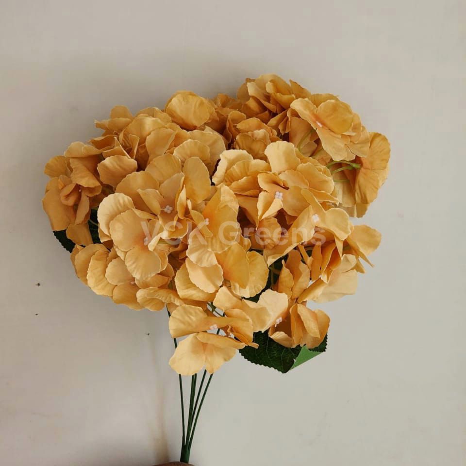 Ch. 10 Hydrangea Flower Bunch Peach C881-7 - Image 1
