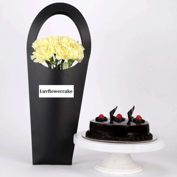 Ch. 7 Carnation Flower Bunch Orange_x000D_