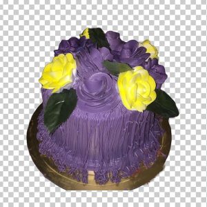 Ch. Bag Flower Bouqute Purple