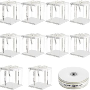 Ch CDS 228 Sq. Transparent Box (7.75x7.75x5.5)