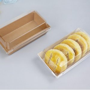 Ch Cds 302 Sandwich Box Sq. Brown with Lid Small