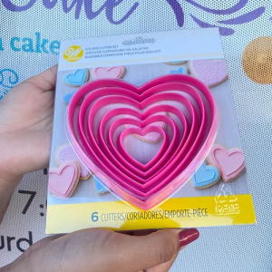Ch. Cookie Cutter Heart Shape 3 Pcs Set CDS 48