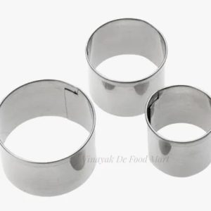 Ch. Cookie Cutter Round Shape 3 Pcs Set CDS 48