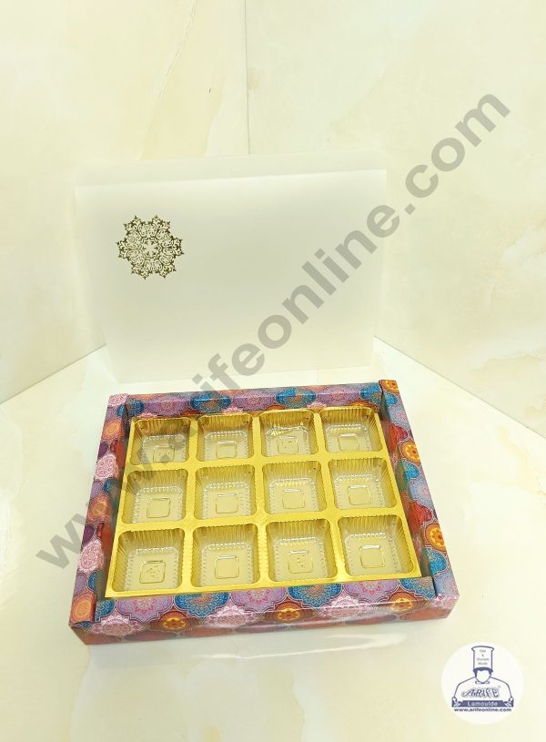 Ch. Cup Cake Box 12 Cavity White CDS87