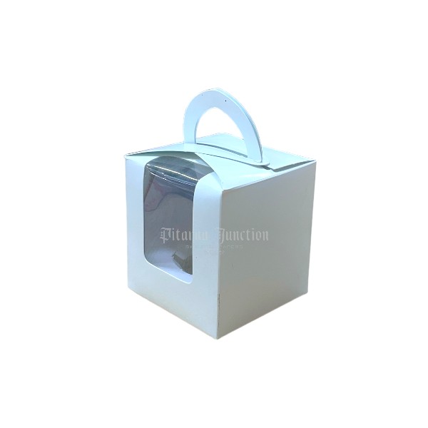 Ch. Cup Cake Box 1 Cavity White CDS83