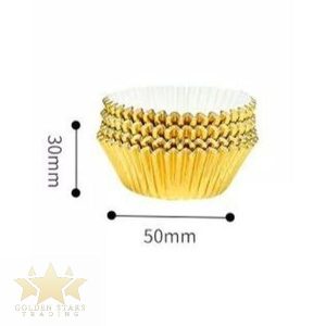 Ch. Direct Bake Cup Cake Liner Golden Foil