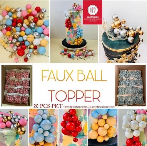 Ch Faux Ball ( 20 Pcs)