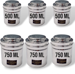 Ch. PVC Container 500 ML Long Height with Steel Cap