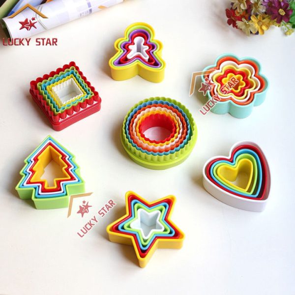 Ch. Plastic Cookie Cutter5in1 Diff Shape CDS 49