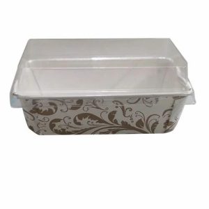 Ch. Pvc Rectangular Container W092 25 Pcs Pkt