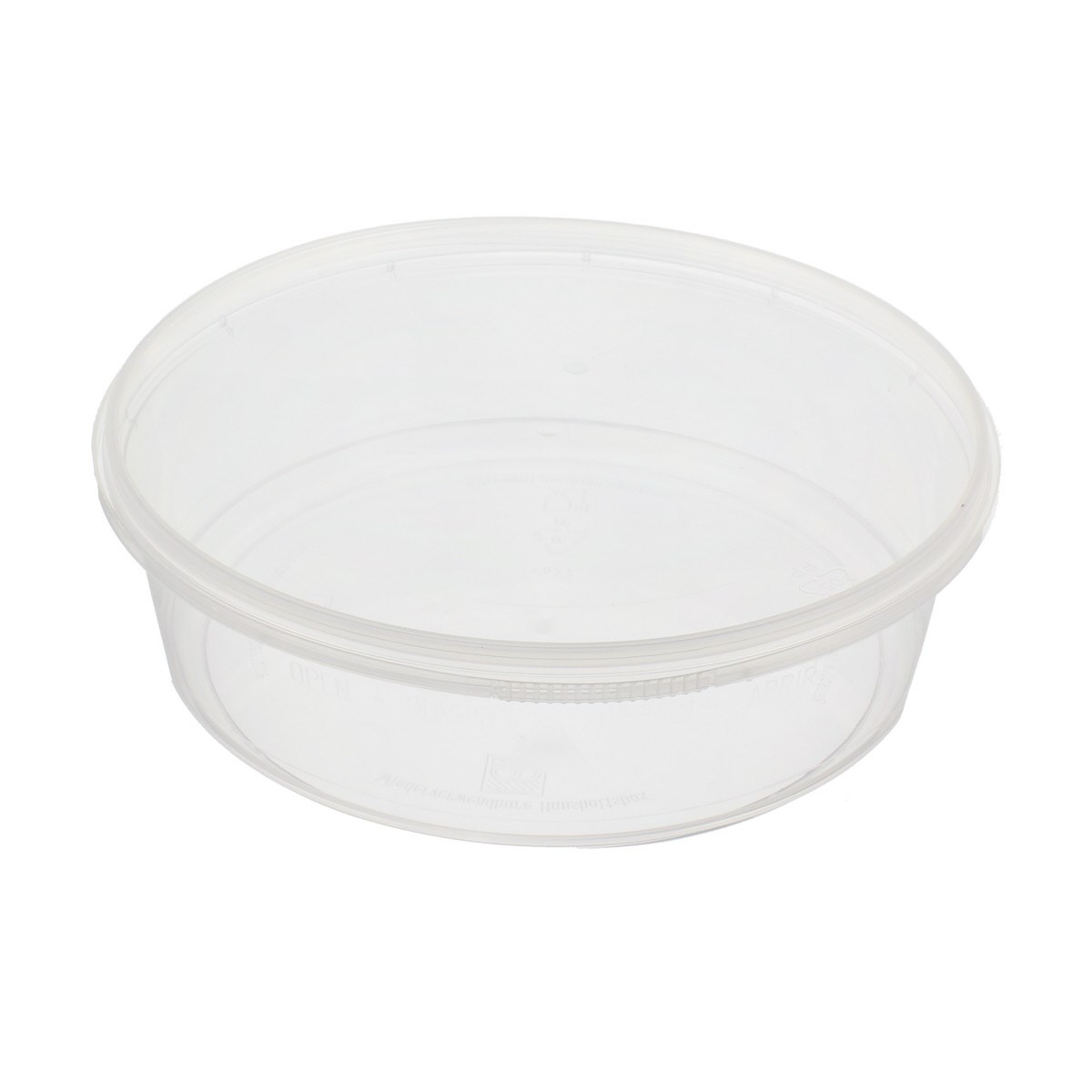 Ch Round Pvc Container with Round Lid 500ml - Image 1