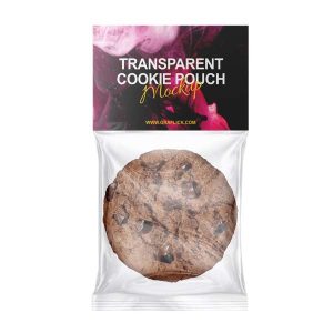 Ch. Transparent Cookie Pouch 100 Pcs Pkt CDS52