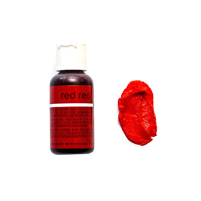 Chef Master Liqua Gel Bright Red 20gm - Image 1