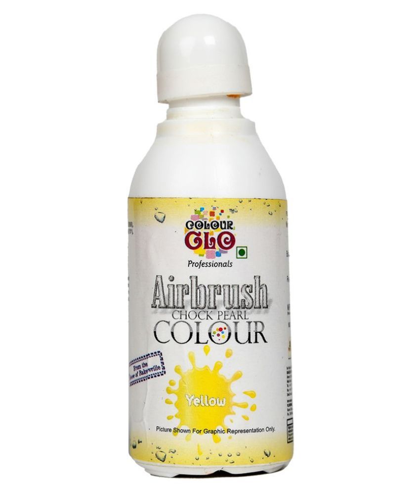 Colour Glo Airbrush Colour - Yellow 25gm - Image 1