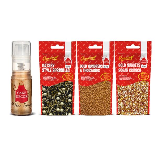 Colourglo Spray Matter Colour-Bright Gold 400ml