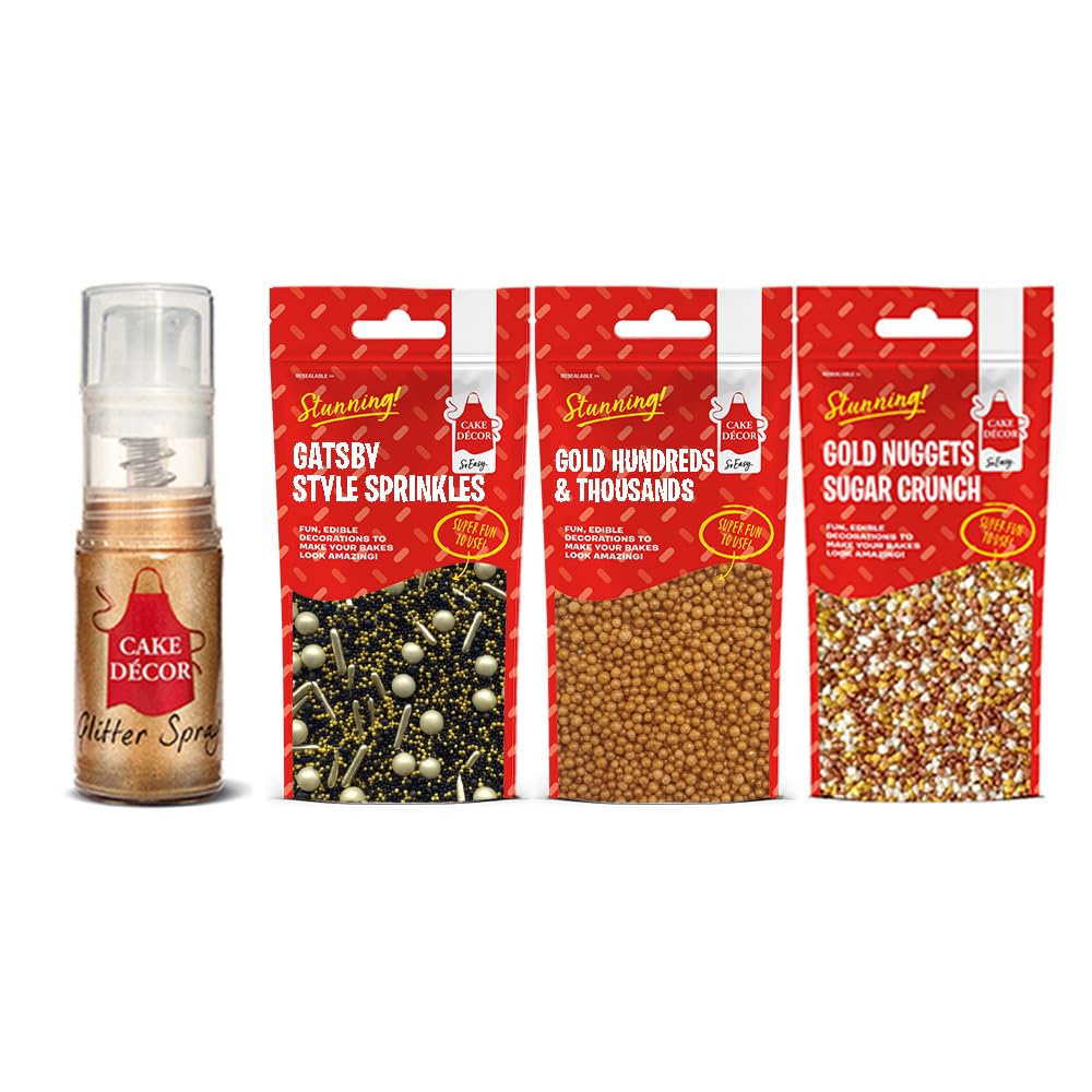 Colourglo Spray Matter Colour-Bright Gold 400ml - Image 1