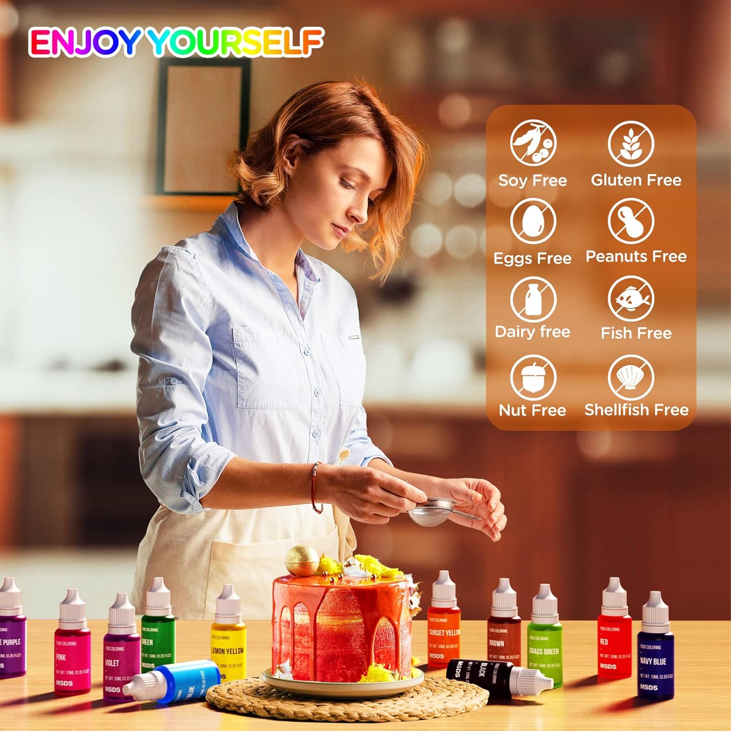 Colourmist Bottle Yellow 60 Grms - Image 1