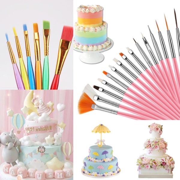 Colourmist Edible Paint Brush -Metallic Bronze