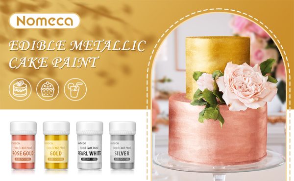 Colourmist Edible Paint Brush -Metallic Copper