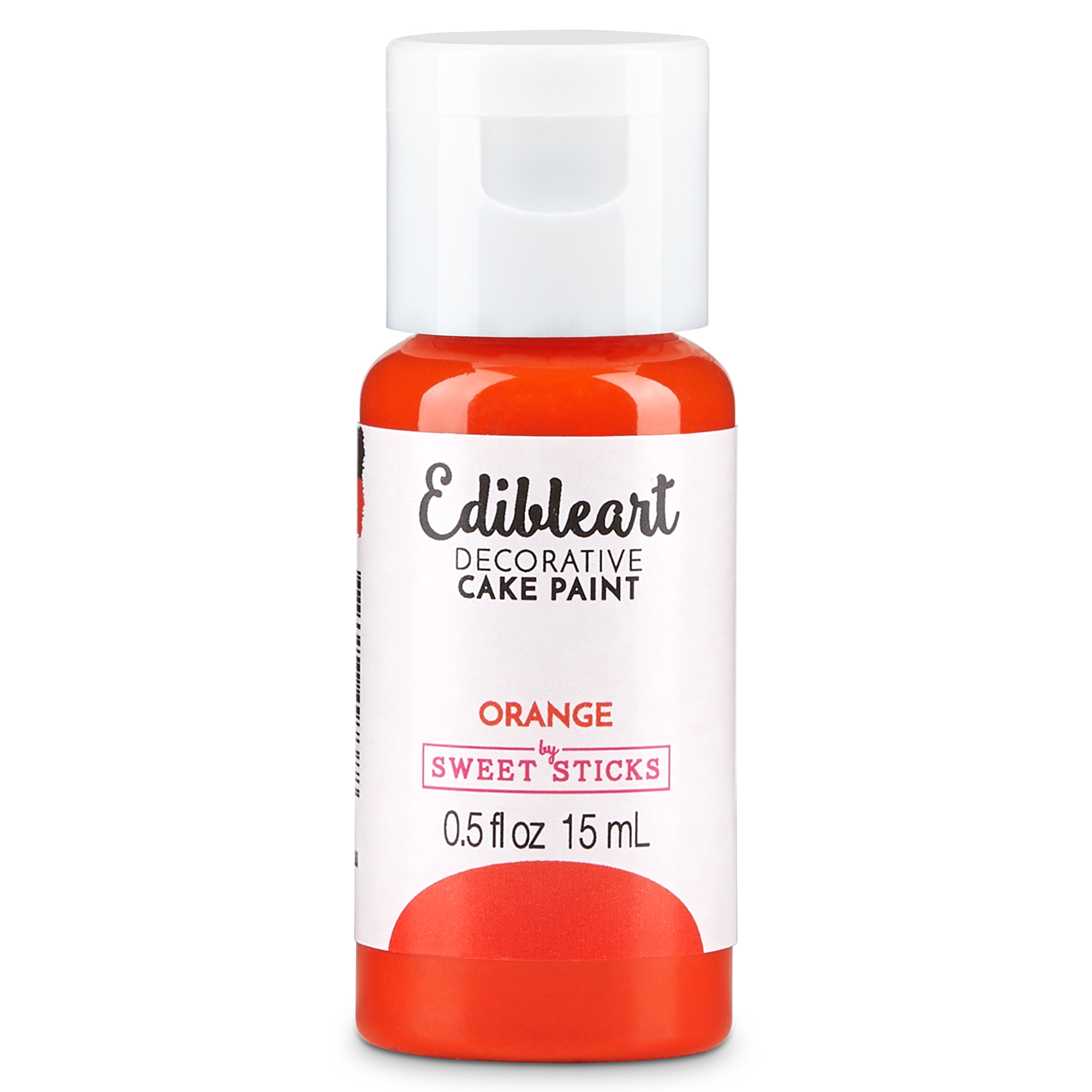 Colourmist Edible Paint Brush -Metallic Orange - Image 1