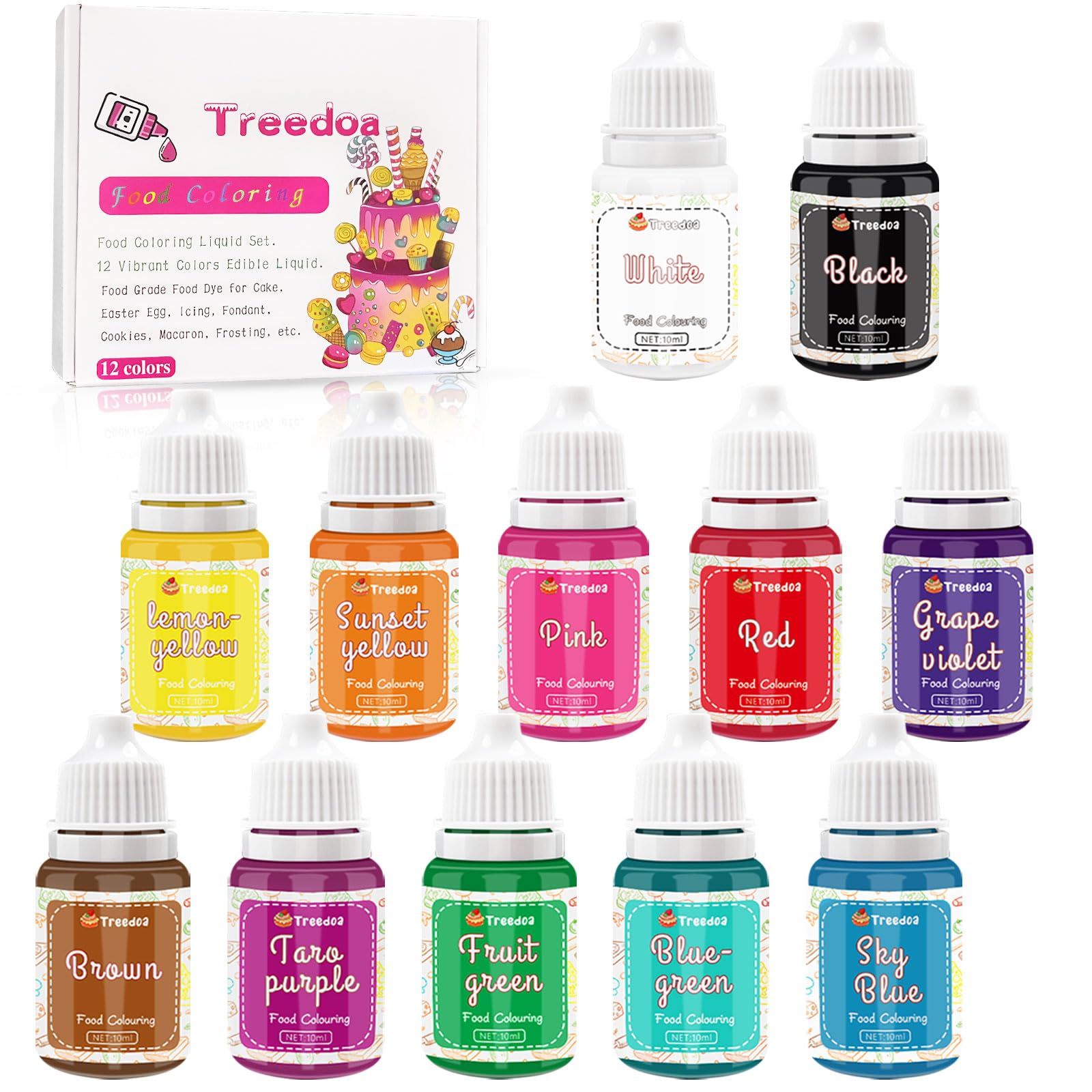 Colourmist Liquid Food Colour Orange 200gm - Image 1