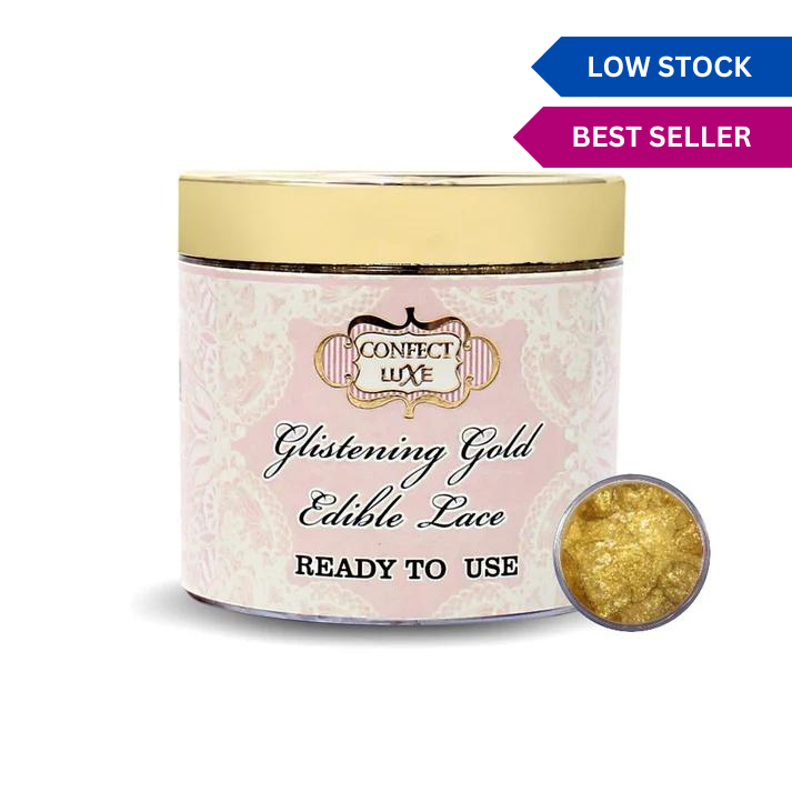 Confect Edible Lace -English Gold - Image 1