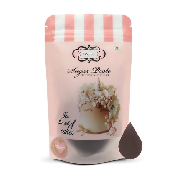 Confect Sugar Paste 1kg- Chocolate Brown