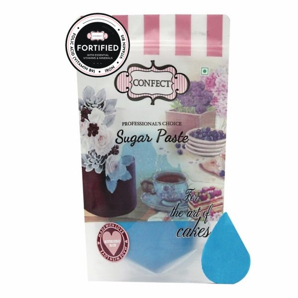 Confect Sugar Paste 1kg- Superhero Blue