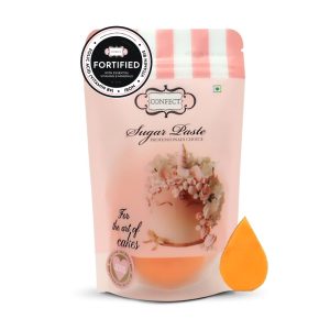 Confect Sugar Paste Citrus Orange - 250 Grms