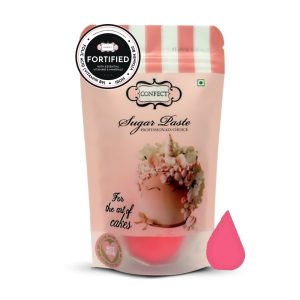 Confect Sugar Paste Hot Pink - 250 Grms