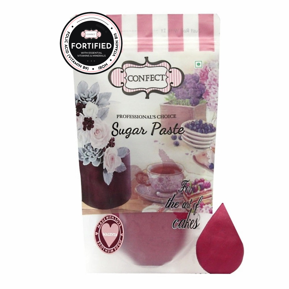 Confect Sugar Paste Magenta - 1kg - Image 1