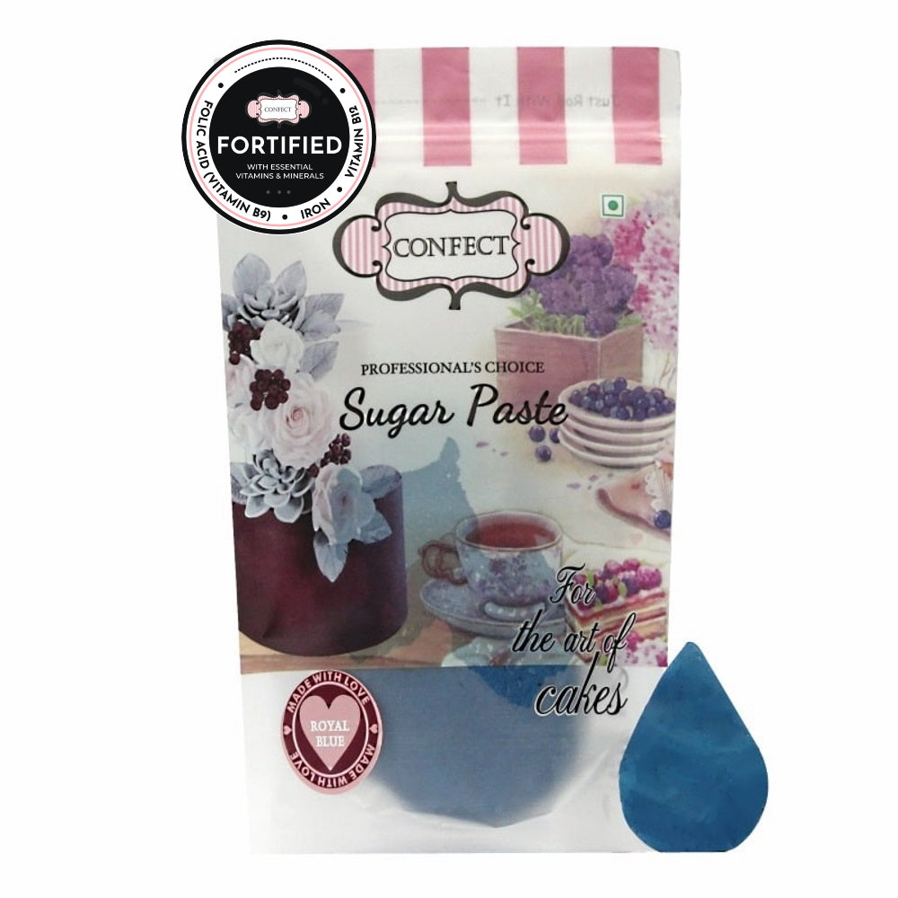 Confect Sugar Paste Navy Blue 1kg - Image 1