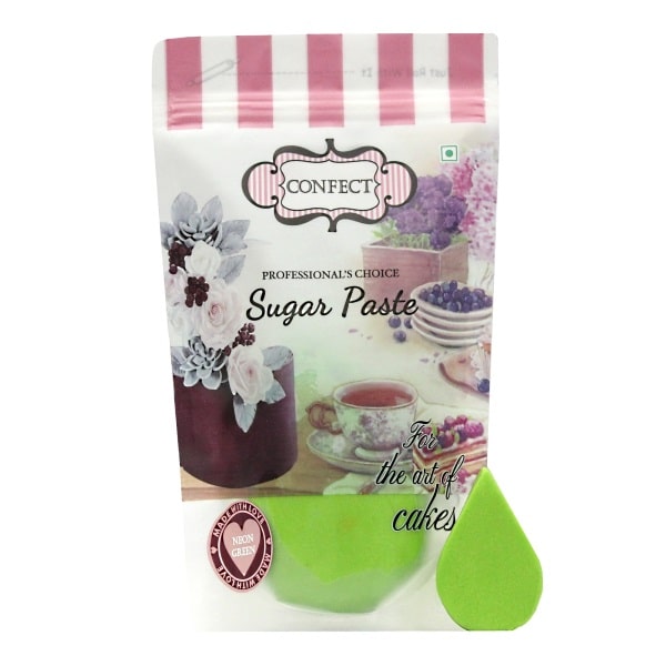 Confect Sugar Paste Neon Green -250gm