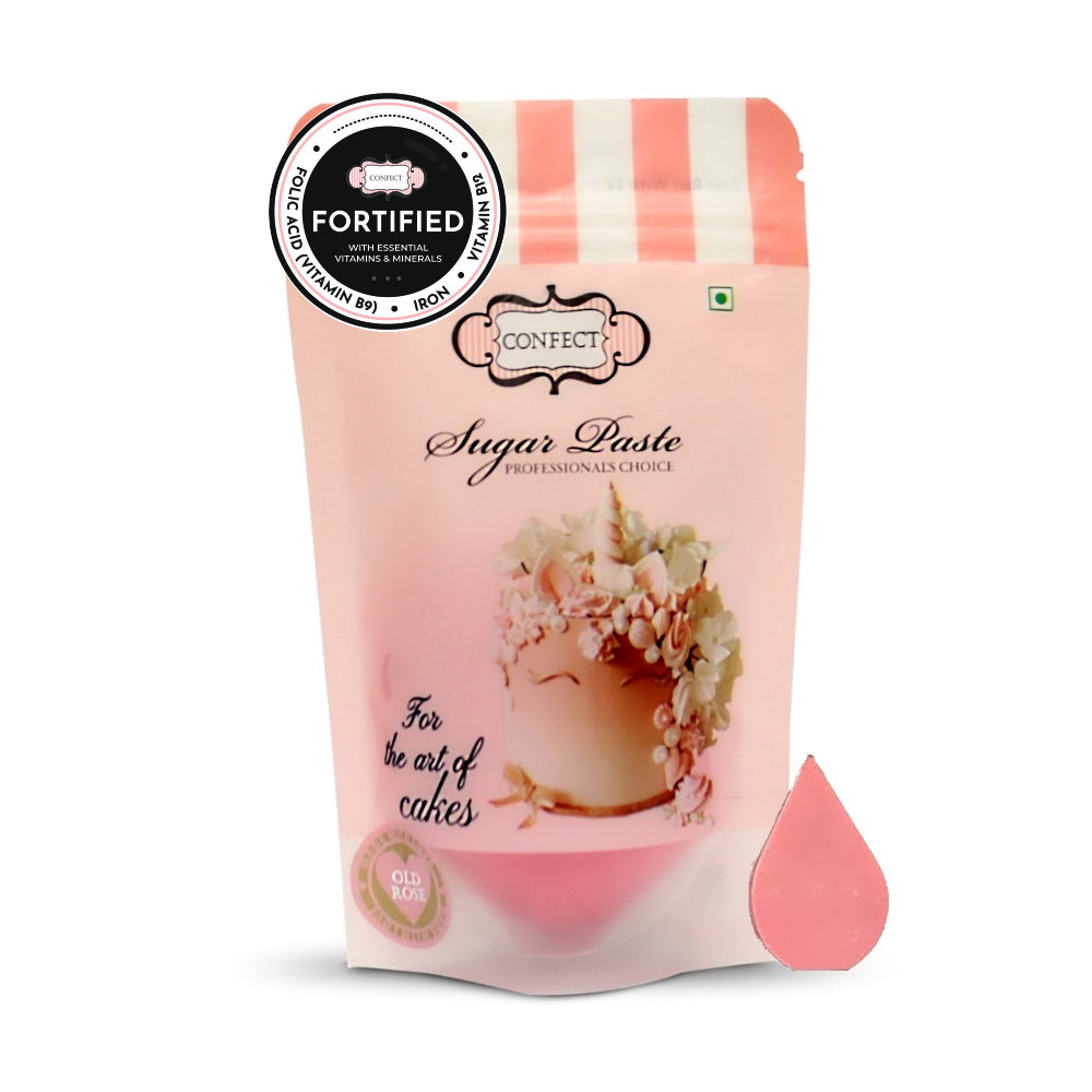 Confect Sugar Paste Old Rose -250grms - Image 1