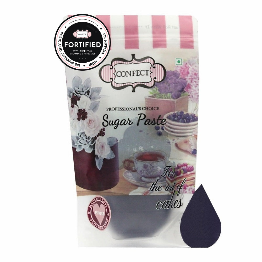 Confect Sugar Paste Purple - 1 Kg - Image 1