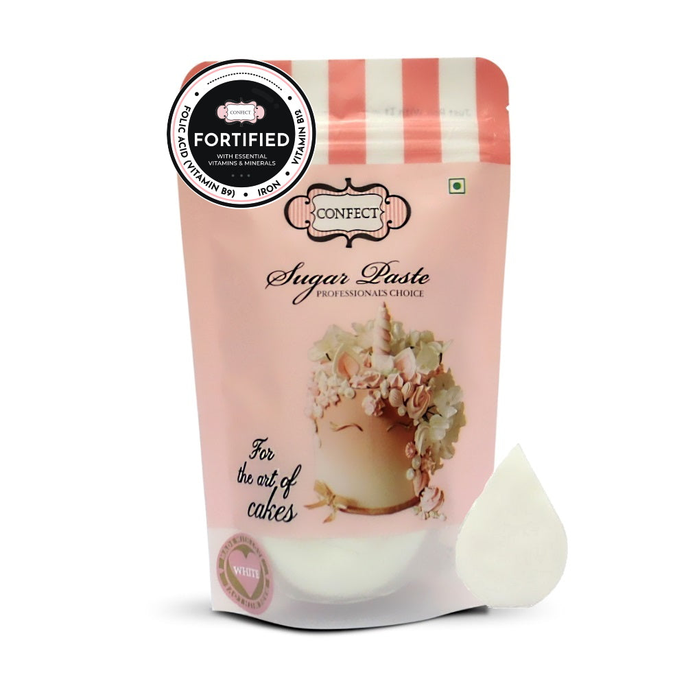 Confect Sugar Paste White - 250 Grms - Image 1