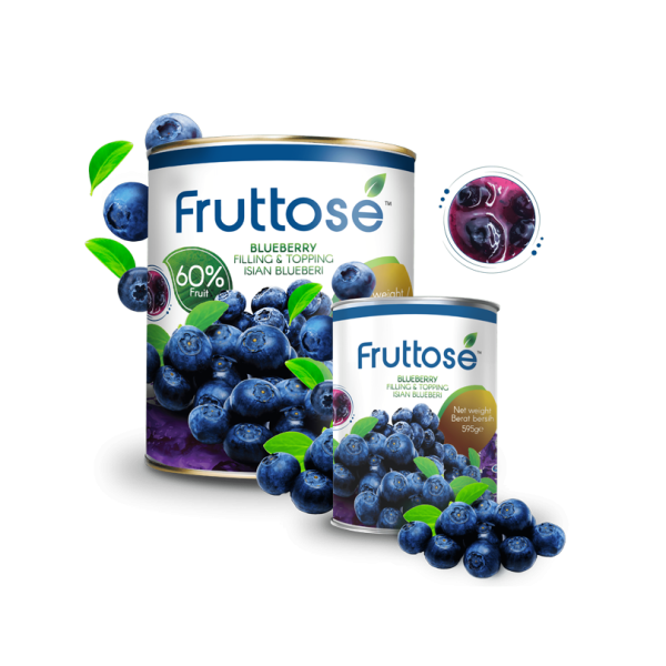 Damati Fruttose Fruit Filling - Blueberry 595gm