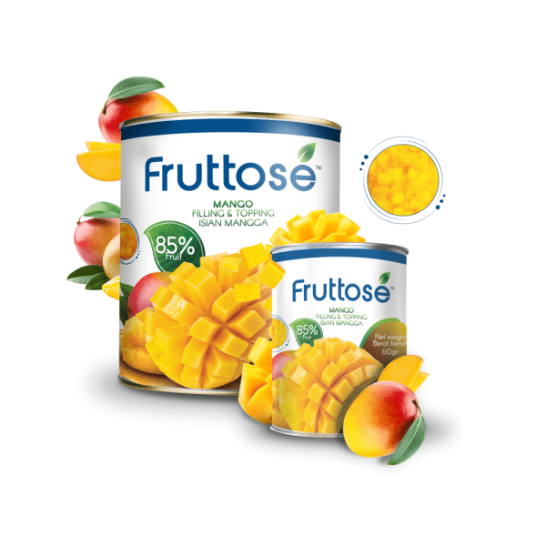 Damati Fruttose Fruit Filling - Mango 85% 3.3kg