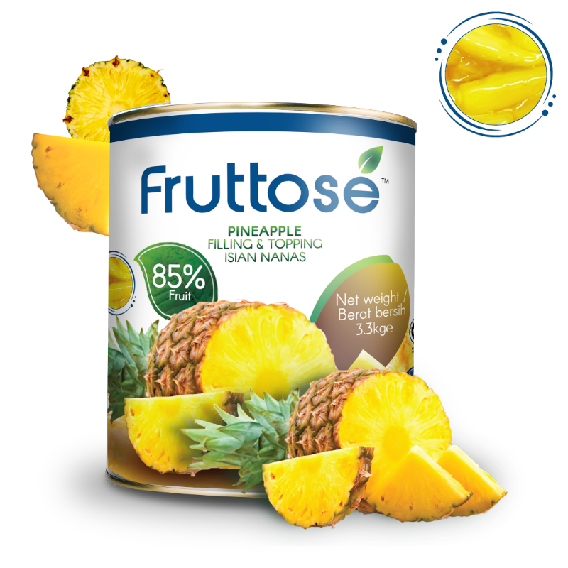 Damati Fruttose Fruit Filling - Pineapple 3.3kg - Image 1