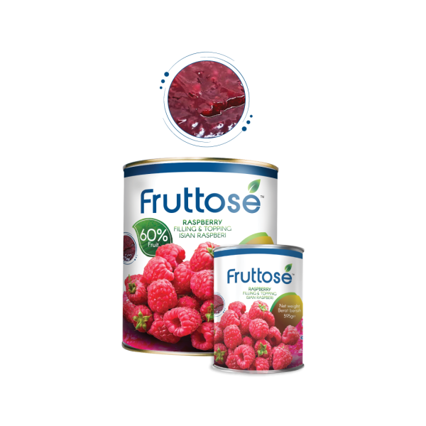 Damati Fruttose Fruit Filling - Raspberry 60% 3.3kg