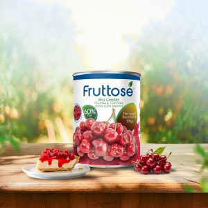 Damati Fruttose Fruit Filling - Red Cherry 595 Grm