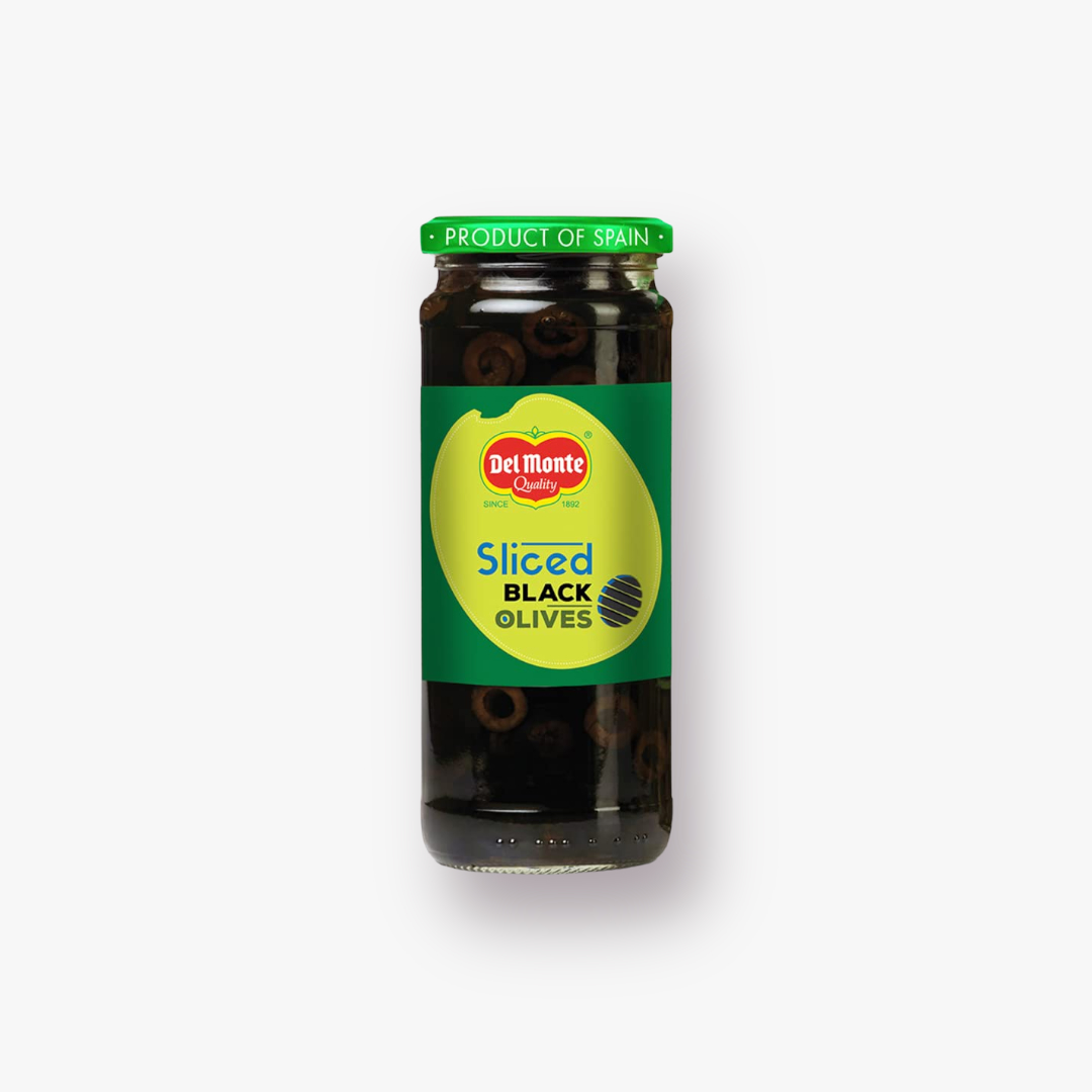 Delmonte Olive Black Sliced 450 Grm - Image 1